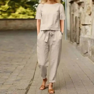PAULINE | Ensemble d'été en lin