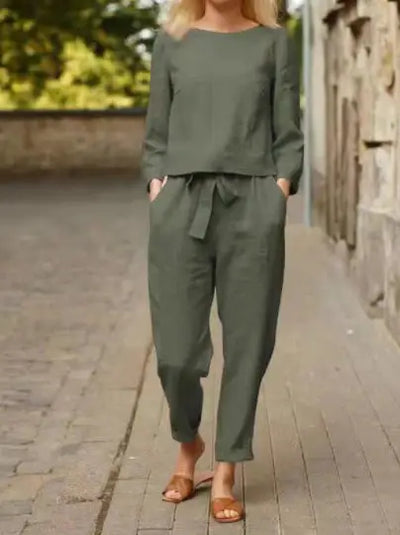 PAULINE | Ensemble d'été en lin